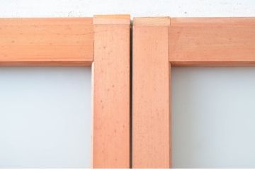 ビンテージ建具　和風レトロな雰囲気漂うガラス戸4枚セット(引き戸、ヴィンテージ)(R-081999)