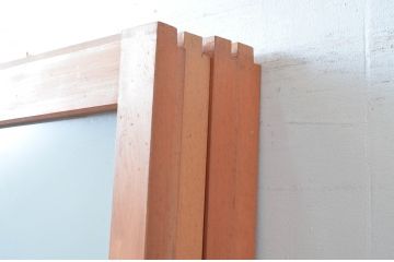 ビンテージ建具　和風レトロな雰囲気漂うガラス戸4枚セット(引き戸、ヴィンテージ)(R-081999)