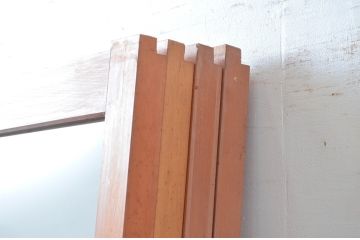 ビンテージ建具　和風レトロな雰囲気漂うガラス戸4枚セット(引き戸、ヴィンテージ)(R-082001)