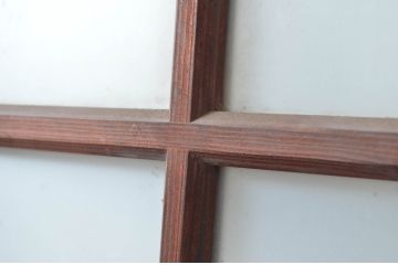 アンティーク建具　レトロな佇まいが魅力的なガラス扉1枚(ドア)(R-082005)