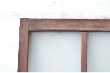 アンティーク建具　レトロな佇まいが魅力的なガラス扉1枚(ドア)(R-082005)