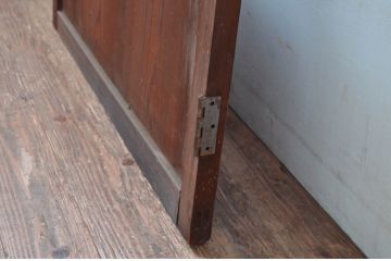 アンティーク建具　レトロな佇まいが魅力的なガラス扉1枚(ドア)(R-082005)