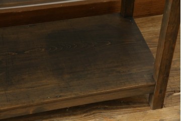 和製アンティーク　シンプルで簡素なデザインが取り入れやすい飾り棚　(R-082014)