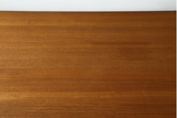 和製ビンテージ　希少サイズ!!　ジャパンビンテージ　チーク材　北欧デザインの丸みをおびたシームレスデザインのスタイリッシュな6人掛けテーブル　(R-082018)