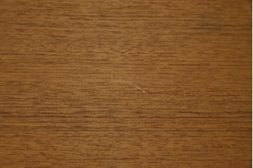 和製ビンテージ　希少サイズ!!　ジャパンビンテージ　チーク材　北欧デザインの丸みをおびたシームレスデザインのスタイリッシュな6人掛けテーブル　(R-082018)