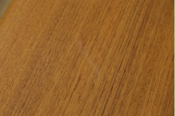 和製ビンテージ　希少サイズ!!　ジャパンビンテージ　チーク材　北欧デザインの丸みをおびたシームレスデザインのスタイリッシュな6人掛けテーブル　(R-082018)