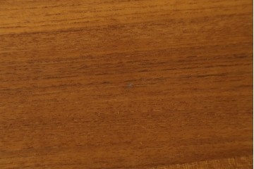和製ビンテージ　希少サイズ!!　ジャパンビンテージ　チーク材　北欧デザインの丸みをおびたシームレスデザインのスタイリッシュな6人掛けテーブル　(R-082018)