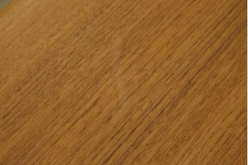 和製ビンテージ　希少サイズ!!　ジャパンビンテージ　チーク材　北欧デザインの丸みをおびたシームレスデザインのスタイリッシュな6人掛けテーブル　(R-082018)