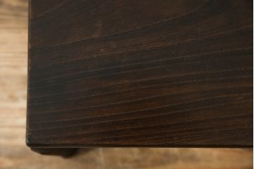 和製アンティーク　総欅(ケヤキ)材　脚のデザインが特徴的な花台(ローテーブル、展示台、飾り棚、座卓、座机)(R-082021)