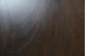 和製アンティーク　総欅(ケヤキ)材　脚のデザインが特徴的な花台(ローテーブル、展示台、飾り棚、座卓、座机)(R-082021)
