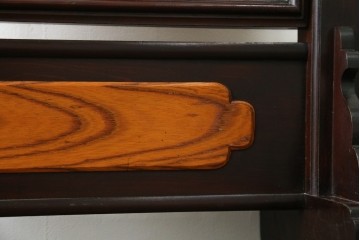 和製アンティーク　高級品!!　上手物!!　大正ロマン　古い洋館の大振りな卓上ミラー　(R-082023)