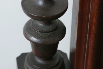 和製アンティーク　高級品!!　上手物!!　大正ロマン　古い洋館の大振りな卓上ミラー　(R-082023)