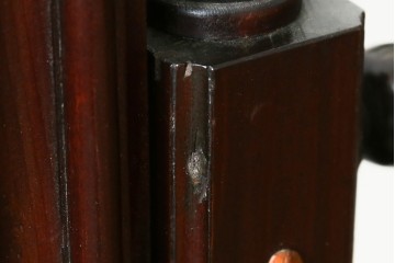 和製アンティーク　高級品!!　上手物!!　大正ロマン　古い洋館の大振りな卓上ミラー　(R-082023)