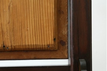 和製アンティーク　高級品!!　上手物!!　大正ロマン　古い洋館の大振りな卓上ミラー　(R-082023)