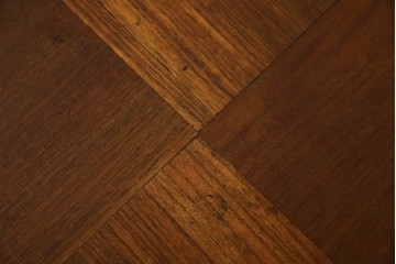 和製アンティーク　天板パーケットリー　洋風デザイン　緩やかな猫脚が魅力的なラウンドコーヒーテーブル　(R-082026)