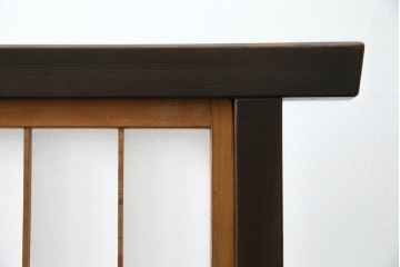 和製アンティーク　和の風情が漂う障子入り衝立て　(R-082030)