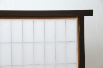 和製アンティーク　和の風情が漂う障子入り衝立て　(R-082030)