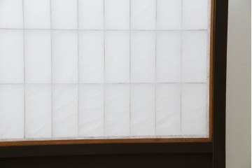 和製アンティーク　和の風情が漂う障子入り衝立て　(R-082030)