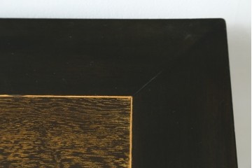 和製アンティーク　上手物!!　ツートンカラートップ　古い洋館の作りの良い、ツートンカラートップ洋風テーブル　(R-082031)