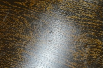 和製アンティーク　上手物!!　ツートンカラートップ　古い洋館の作りの良い、ツートンカラートップ洋風テーブル　(R-082031)