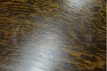 和製アンティーク　上手物!!　ツートンカラートップ　古い洋館の作りの良い、ツートンカラートップ洋風テーブル　(R-082031)