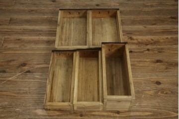 和製アンティーク　欅(ケヤキ)材　美しい杢目が魅力的な長火鉢　(R-082032)