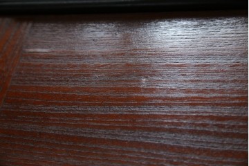 和製アンティーク　欅(ケヤキ)材　美しい杢目が魅力的な長火鉢　(R-082032)