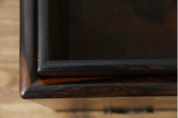 和製アンティーク　欅(ケヤキ)材　美しい杢目が魅力的な長火鉢　(R-082032)