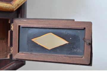 アンティーク時計　アメリカ　New Haven Clock Co(ニューヘブン クロック社)　お部屋を上品に彩る八角時計(オクタゴン、柱時計、掛け時計、古時計、振り子時計)(R-082038)