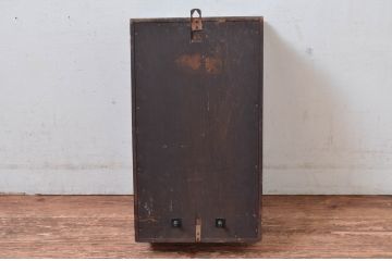 和製アンティーク　愛知時計電機(アイチ、AICHI)　AC TRADE MARK(トレードマーク)　30DAY　レトロな雰囲気漂う掛け時計(柱時計、古時計、振り子時計)(R-082042)