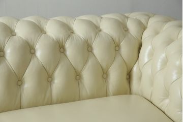 中古　超美品　ほぼ新品　入手困難商品　SUNTON(サントン)社　Huntington(ハンティントン)シリーズ　本革(レザー)　上質な空間づくりに取り入れたいチェスターフィールドソファ(2P、2.5P、3P、2人掛け、2.5人掛け、3人掛け)(R-082055)