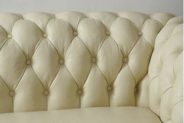 中古　超美品　ほぼ新品　入手困難商品　SUNTON(サントン)社　Huntington(ハンティントン)シリーズ　本革(レザー)　上質な空間づくりに取り入れたいチェスターフィールドソファ(2P、2.5P、3P、2人掛け、2.5人掛け、3人掛け)(R-082056)