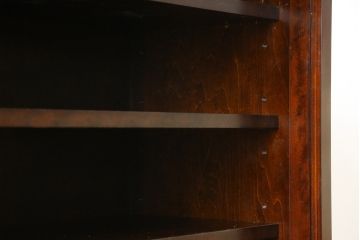 中古　希少な廃番品　九州民芸家具　格子入り　落ち着いた色合いが大人な雰囲気を醸し出す水屋箪笥サイドボード(下駄箱、収納棚、戸棚、キャビネット、食器棚、店舗什器)(R-082057)