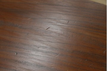 和製アンティーク　和の空間演出にぴったりな三方欅(ケヤキ)材の置き床　(R-082058)