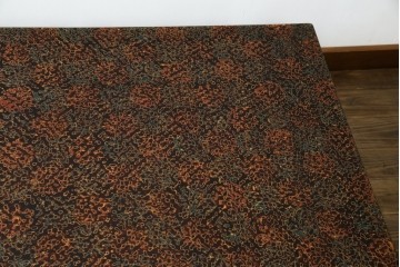 中古　美品　東北　津軽塗り　唐塗り　隅々まで意匠を凝らした上質で美しい漆塗りの座卓　(R-082076)