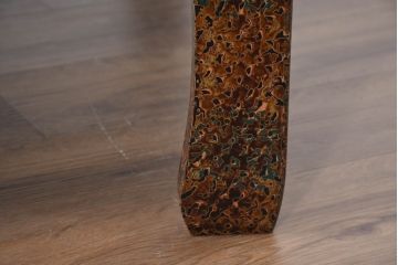 中古　美品　東北　津軽塗り　唐塗り　隅々まで意匠を凝らした上質で美しい漆塗りの座卓(ローテーブル、センターテーブル、リビングテーブル)(R-082076)