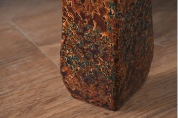 中古　美品　東北　津軽塗り　唐塗り　隅々まで意匠を凝らした上質で美しい漆塗りの座卓(ローテーブル、センターテーブル、リビングテーブル)(R-082076)