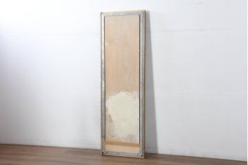 中古　クラシカルな雰囲気を醸し出す特注品の大きな縦型ミラー(壁掛け鏡、ウォールミラー、姿見、店舗什器)(製作費約20万円)(R-082079)