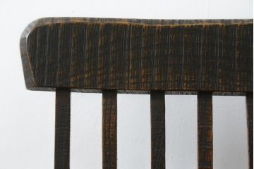 和製ビンテージ　職人手作り品　民芸家具　洗練されたデザインが魅力的な胡坐(あぐら)座椅子(座イス、座いす、ローチェア、板座チェア、ヴィンテージ)(R-082080)