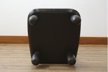 和製ビンテージ　職人手作り品　民芸家具　洗練されたデザインが魅力的な胡坐(あぐら)座椅子(座イス、座いす、ローチェア、板座チェア、ヴィンテージ)(R-082081)