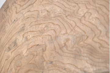 和製アンティーク　希少サイズ　超特大!!　2尺7寸　2.7寸　約102cm　木地仕上げ　杢目の良い白木こね鉢(こね鉢、ディスプレイボウル、店舗什器)(R-082085)