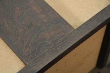 和製ビンテージ　欅(ケヤキ)材　民芸　六角行燈(あんどん)の天井照明シェード(ランプシェード、ペンダントライト、吊り下げ照明、ヴィンテージ)(R-082086)