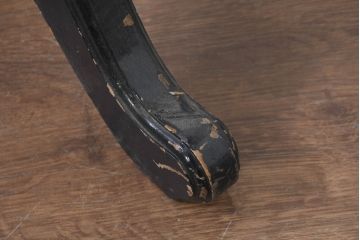 フランスアンティーク　クラシカルな挽き物とトライポットレッグが魅力のフレンチ回転スツール(ピアノスツール、丸椅子、イス、回転チェア)(R-082089)