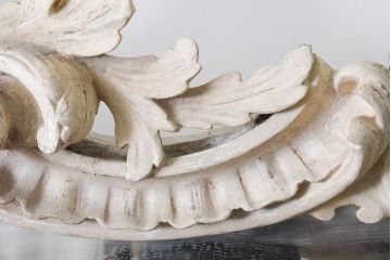 フランスアンティーク　超特大　高さ2.6メートル　迫力のある彫刻のブロカントフレンチミラー(ウォールミラー、姿見、壁掛け鏡、店舗什器)(R-082090)