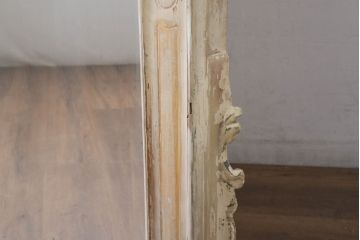 フランスアンティーク　超特大　高さ2.6メートル　迫力のある彫刻のブロカントフレンチミラー(ウォールミラー、姿見、壁掛け鏡、店舗什器)(R-082090)