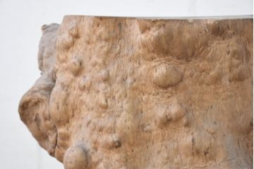 和製アンティーク　こぶ木　自然が彫り出した一点ものの花台(瘤木、こぶぎ、展示台、オブジェ、店舗什器、ディスプレイ)(R-082098)