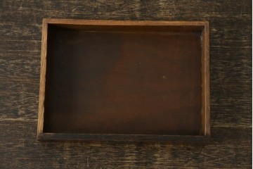 和製アンティーク　希少　上手物　楢(ナラ)材　レトロな雰囲気が素敵な作りの良い薬箱　(R-082099)