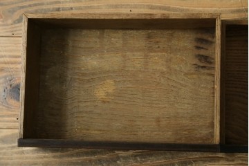 和製アンティーク　希少　上手物　鉄刀木(タガヤサン)　レトロな雰囲気が素敵な作りの良い薬箱　(R-082100)