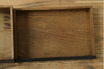 和製アンティーク　希少　上手物　鉄刀木(タガヤサン)　レトロな雰囲気が素敵な作りの良い薬箱　(R-082100)
