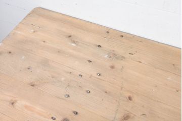 フランスアンティーク　組み立て式　素材そのままの風合いが魅力的な作業台(テーブル、ワークテーブル、展示台、飾り台、店舗什器)(R-082101)